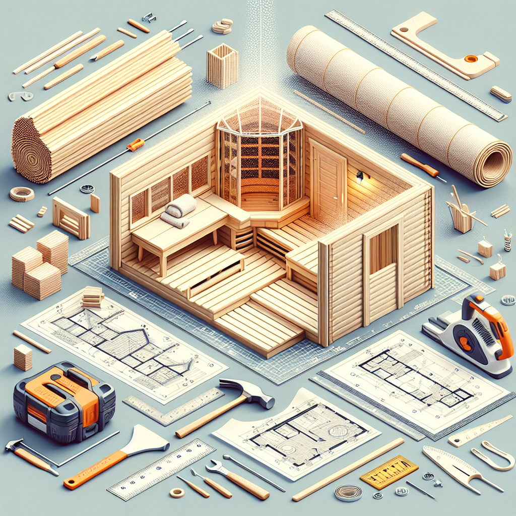Sauna-Bau und Installation