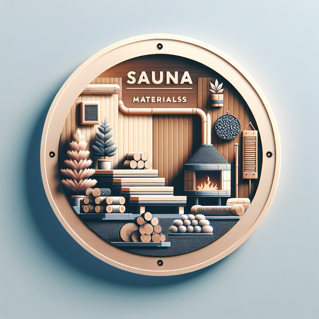 Sauna Materialien