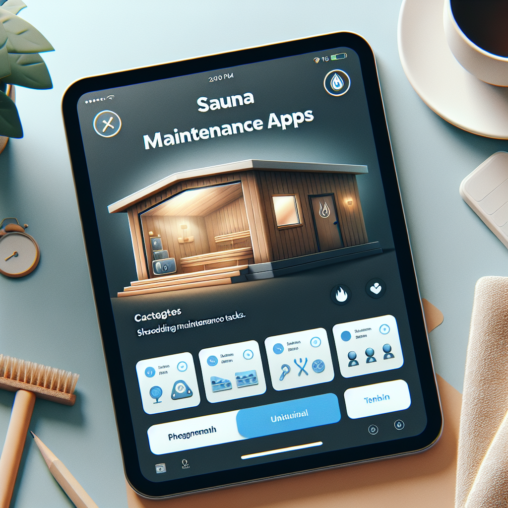 Sauna Wartungs-Apps