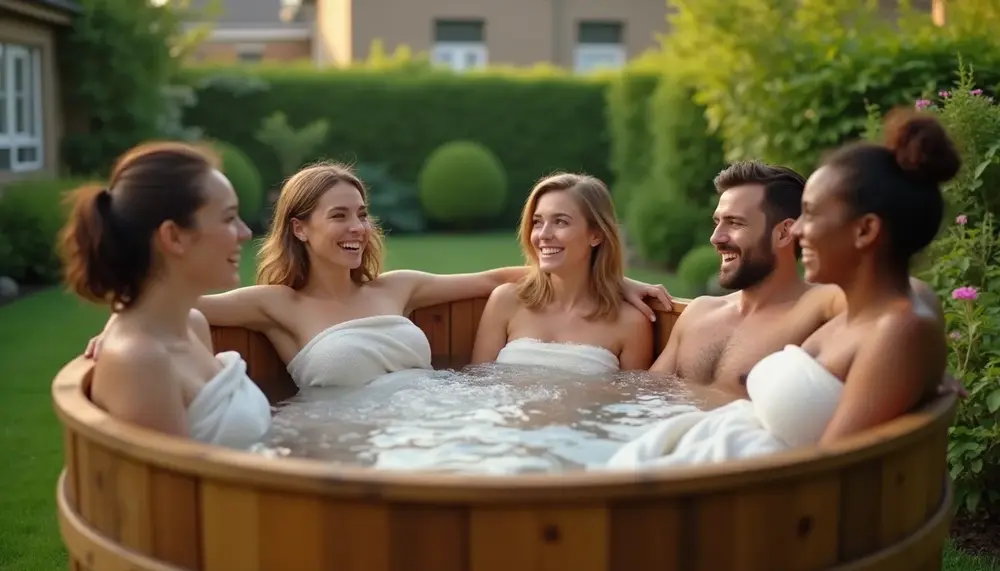 Entspannung zu viert: Was Sie über die Fasssauna für 4 Personen wissen müssen