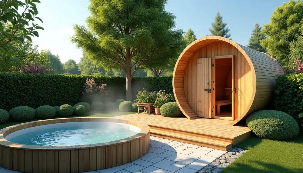 Fasssauna mit Whirlpool: Die ultimative Kombination für Ihr Zuhause