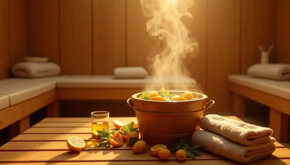 Sauna zuhause: Kreative und wohltuende Aufguss-Möglichkeiten